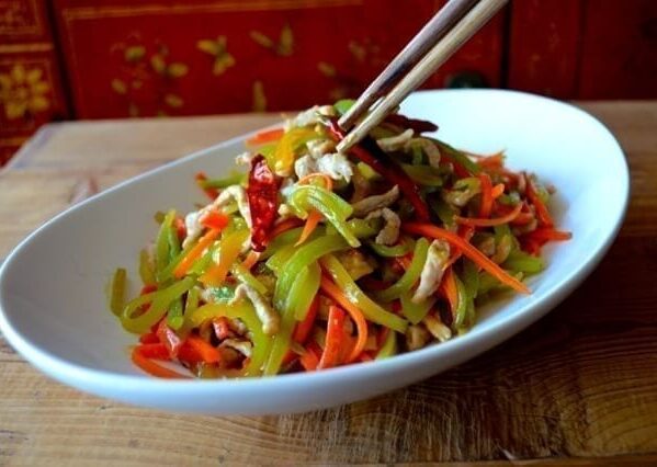 Shredded Pork Stir-Fry, An Easy Yu Xiang Rou Si, by thewoksoflife.com