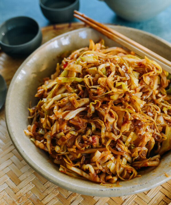 Hot and Sour Cabbage Stir-fry