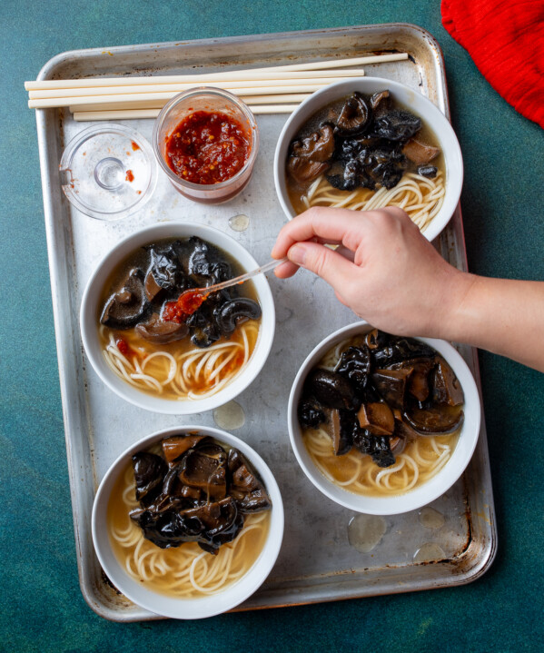 Mushroom Noodle Soup