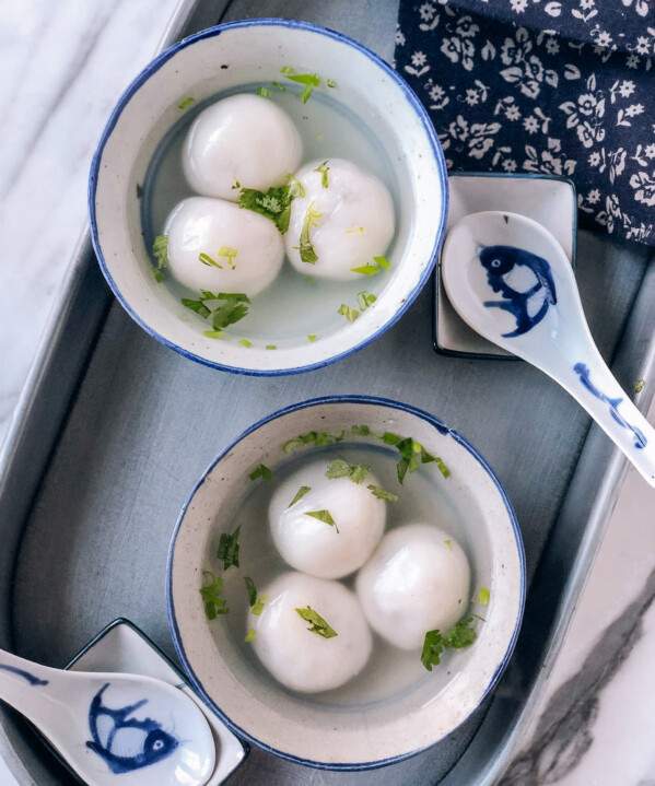 Savory Tang Yuan, by thewoksoflife.com